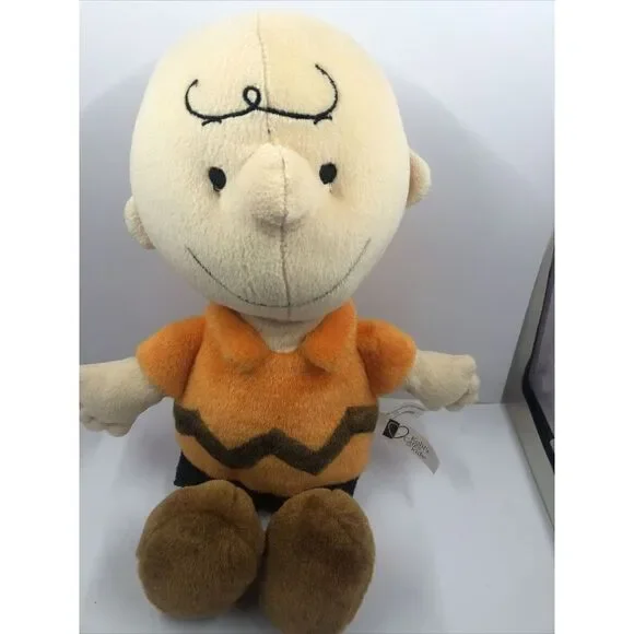 Peanuts Charlie Brown Kohl’s Cares Plush Stuffed 12” Tall - ORANGE SHIRT