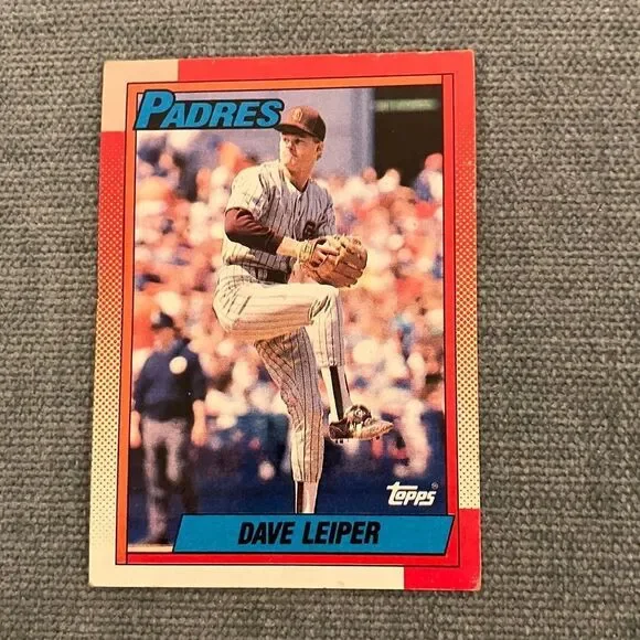 1990 Topps San Diego Padres Baseball Card Trading Card