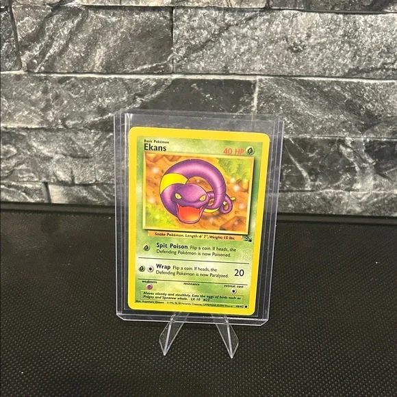 Pokemon 46/62 Ekans 1999 Vintage Card from the Fossil‎ Set M/NM