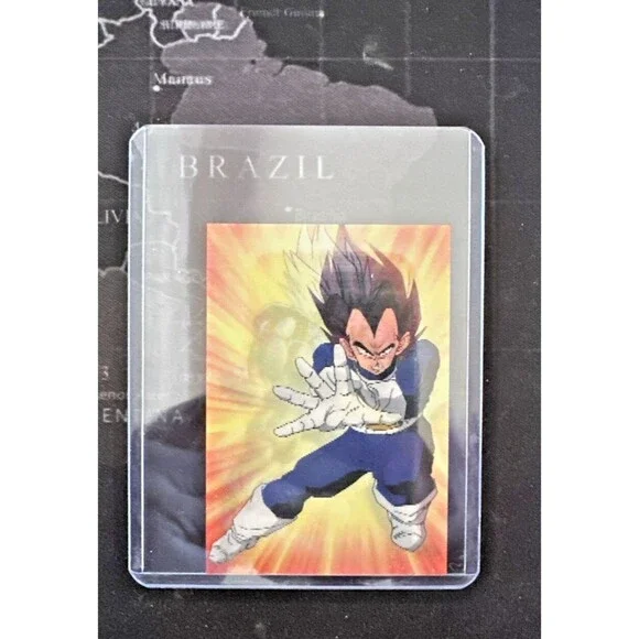 Rare 2002 Dragon Ball Z Ascended Saiyan Vegeta Lenticular Card Bird Studio DBZ