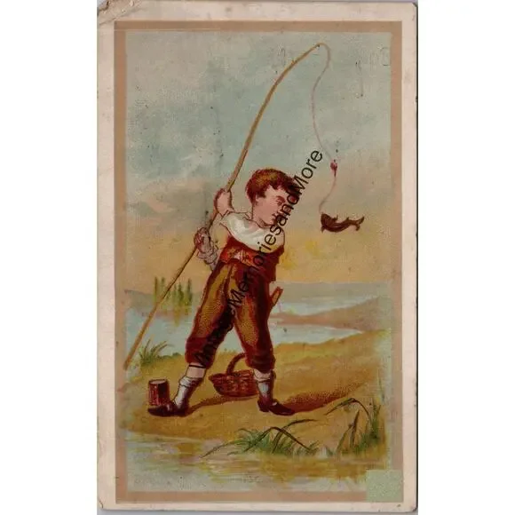 Vintage‎ Lincoln Soap Advertising Trade Card PB23