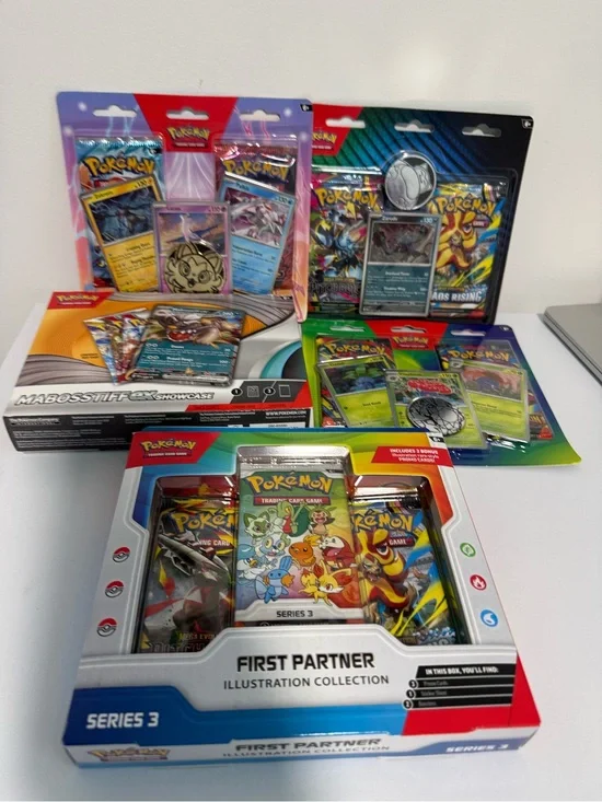 First Partner Series 3 + Mabostiff EX + 3 blisters. Lot of 5 variety bundle