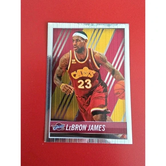 2014-15 Panini Stickers Foil #82 LeBron James Cavaliers
