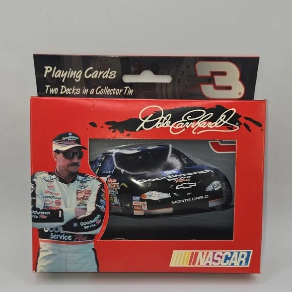 United States Playing Card Company Dale Earnhardt Sr. NASCAR Collector Tin 2 De…