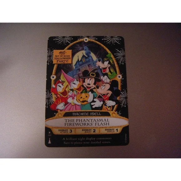 Sorcerers Magic Kingdom Phantasmal fireworks 15P not‎ scary Halloween party card