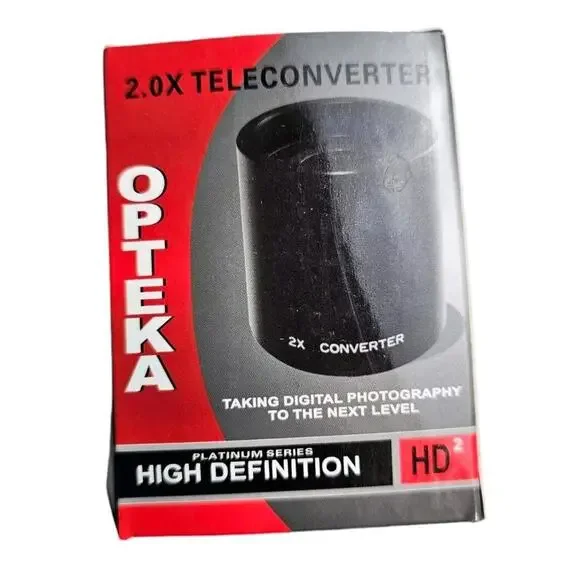 Opteka HD 2.0X 2X Teleconverter Metal Lens‎ designed In Japan