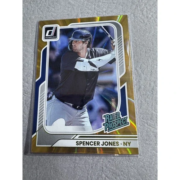 2026 Donruss #178 Spencer Jones Orange Laser #/299