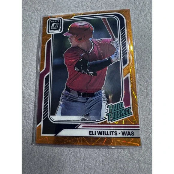 2026 Donruss #156 Eli Willits Optic Orange Velocity