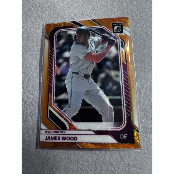 2026 Donruss #100 James Wood Optic Orange Scope #/79