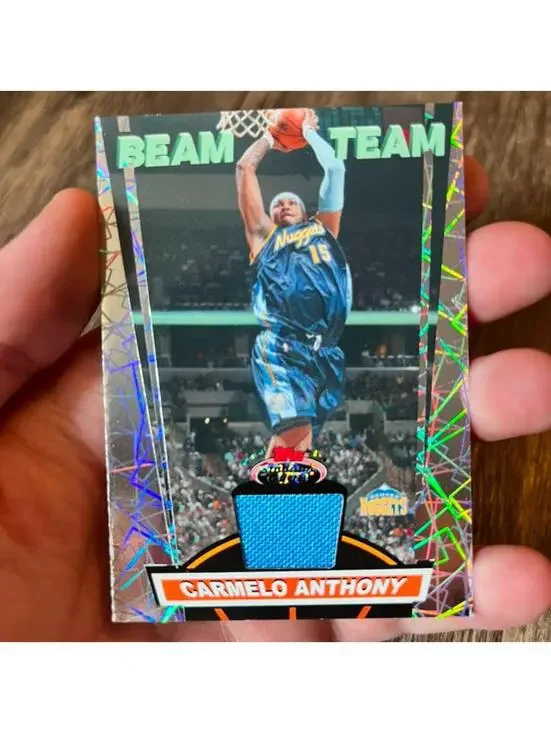 2007 Topps Carmelo Anthony Beam Team Patch Card Stadium Club
