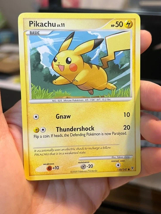 ⚡️Pikachu Yellow Lightning Energy Trading Card