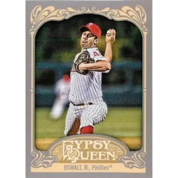 2012 Topps Gypsy Queen Roy Oswalt # 141a Philadelphia Phillies