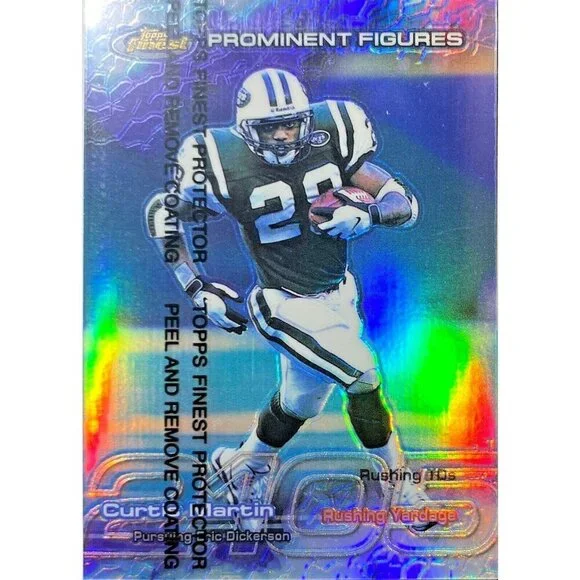 1999 Finest  Prominent Figures #PF32 Curtis Martin 1585/2105 JETS