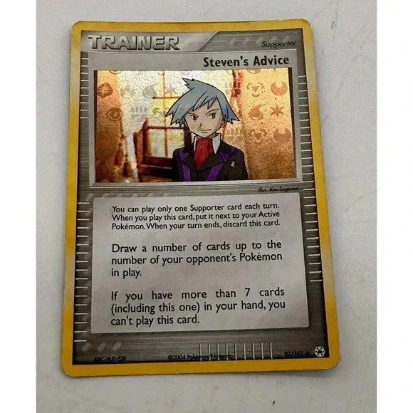 Steven's Advice 92/101 EX Hidden Legends Reverse Holo 2004 Pokémon TCG LP‎