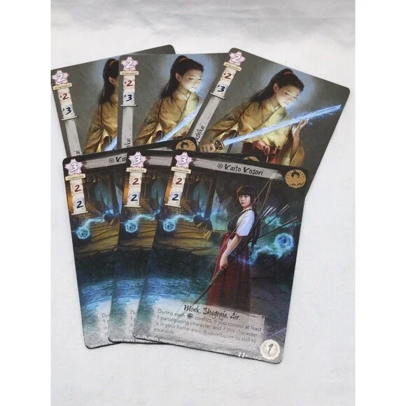 (6) Legend Of The Five Rings The Sword And The Spirits LCG Promo Cards