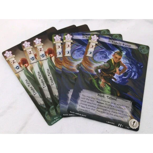 (6) Legend Of The Five Rings The Eternal Knot LCG Promo Cards