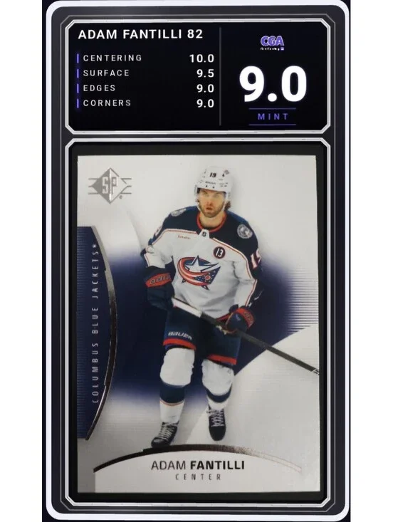 2025-26 SP Upper Deck #82 Adam Fantilli Blue Jackets NHL - CGA 9.0 Digital Grade