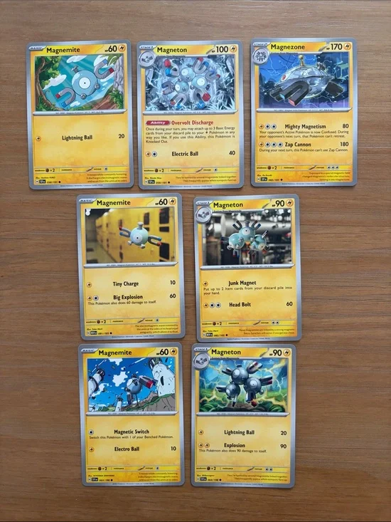 Magnemite, Magneton & Magnezone Evolution Line Lot | Pokémon 151 | ✨5/$25✨