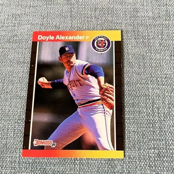 1989 Donruss Detroit Tigers Baseball Card Trading Card