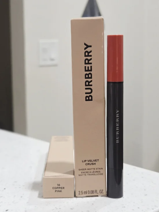 Burberry Lip Velvet Crush Sheer-Matte Stain - Copper Pink