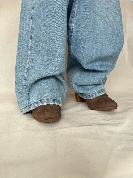Suede Booties
