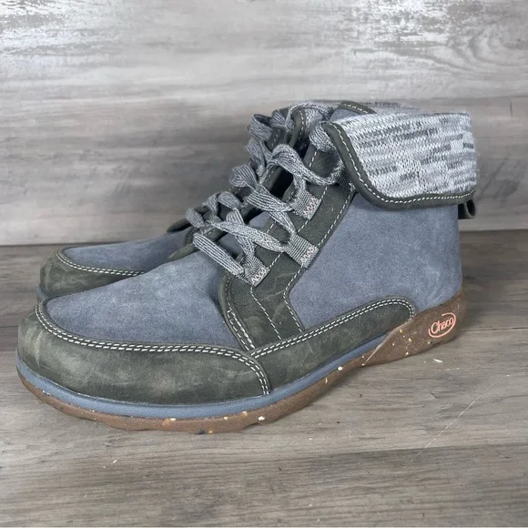 Chaco Women’s 8 Slate Barbary Hiking Ankle Boots Gorpcore Casual‎ Comfort Trail