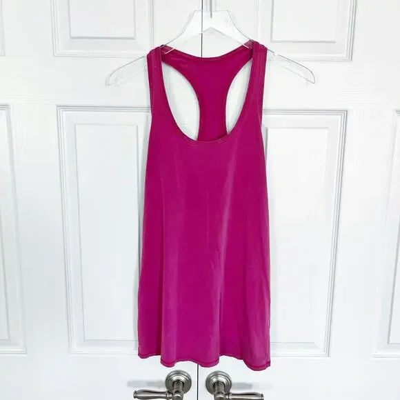 Lululemon Every Yogi Tank Paris Pink Racerback Vitasea Yoga Workout Top Y2K Gym