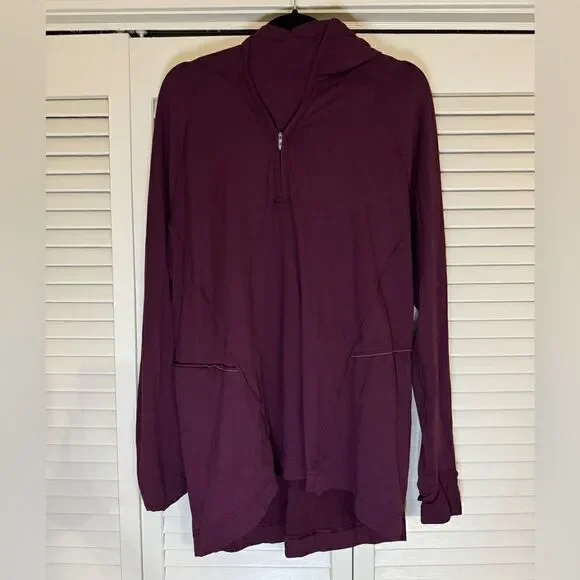 Women’s Lululemon 1/4 Zip Hooded Jacket Sz 14