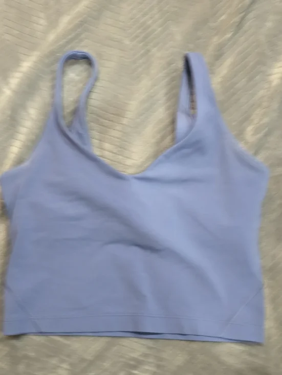 lululemon athletica Light Lavender Scoop Neck Tank