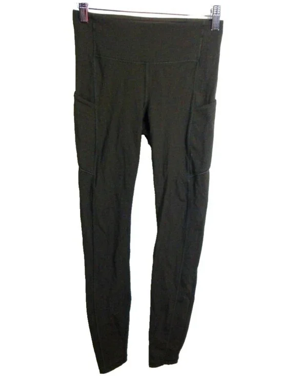 Lululemon Speed Up Tight DWR Dark Olive 28