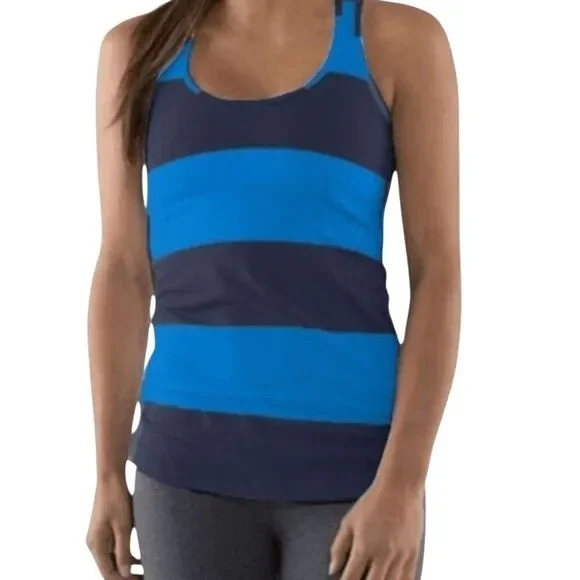 LULULEMON ATHLETICA Cool Racerback Tank 'Colorblock