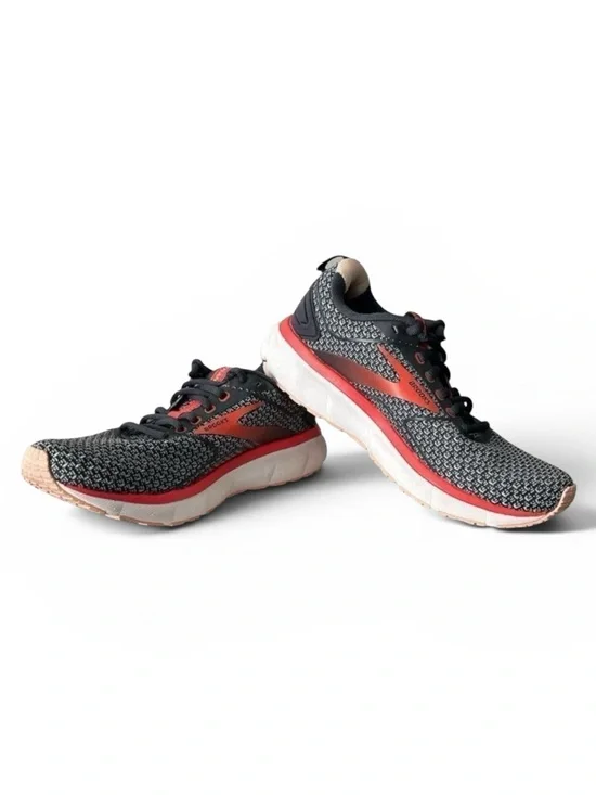 Brooks Transmit 3 Women's Running Shoes Size 7 B Medium Gray Ebony Coral