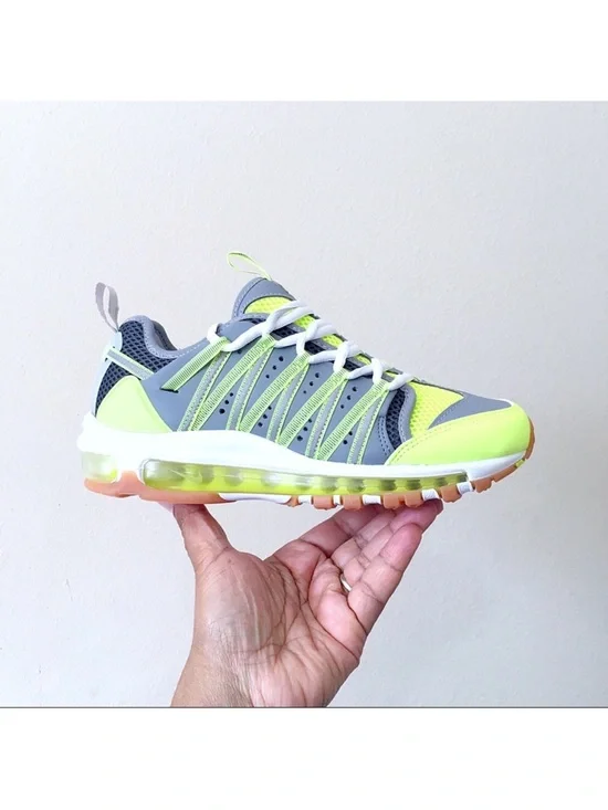 Nike Air Max 97 Haven Clot Neon Yellow and Grey Sneakers Size 5.5 M / 7 Women’s
