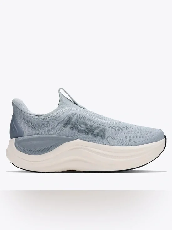HOKA Women’s Skyward Laceless Recovery Shoes Mineral Blue / Washed Blue