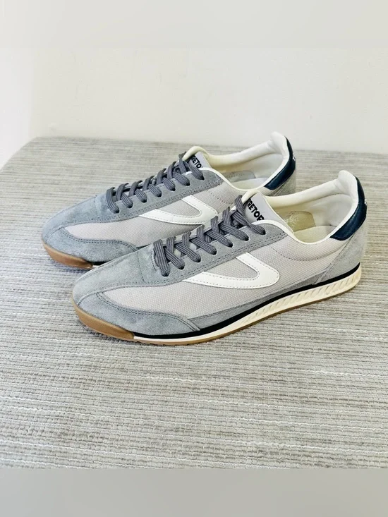 Tretorn Rawlins 2.0‎ Low Top Leather Textile Shoes Sneakers Womens Size 7,5