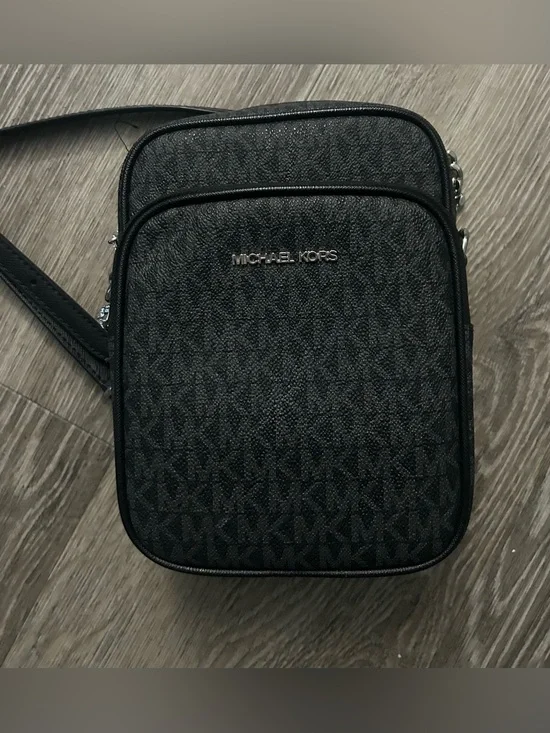 Michael Kors Black Logo-Print Belt Bag