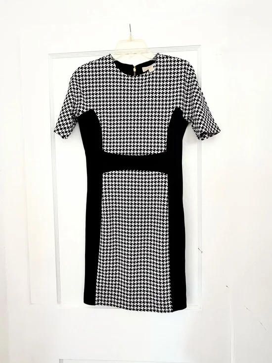 Michael Kors Houndstooth Sheath Dress