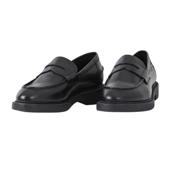Vagabond Shoemakers Womens Alex Loafers EU 39 US 9 Black Leather NIB