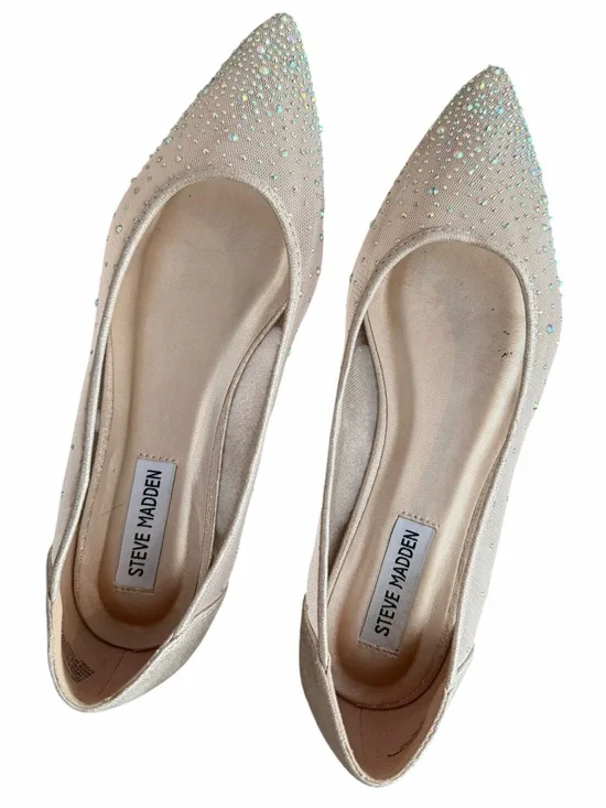 Steve Madden Veloche Beaded Flats Size 8
