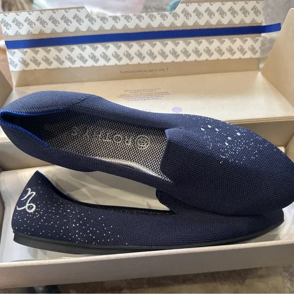 Rothy's The Capricorn Loafer Navy Blue Zodiac Flats
