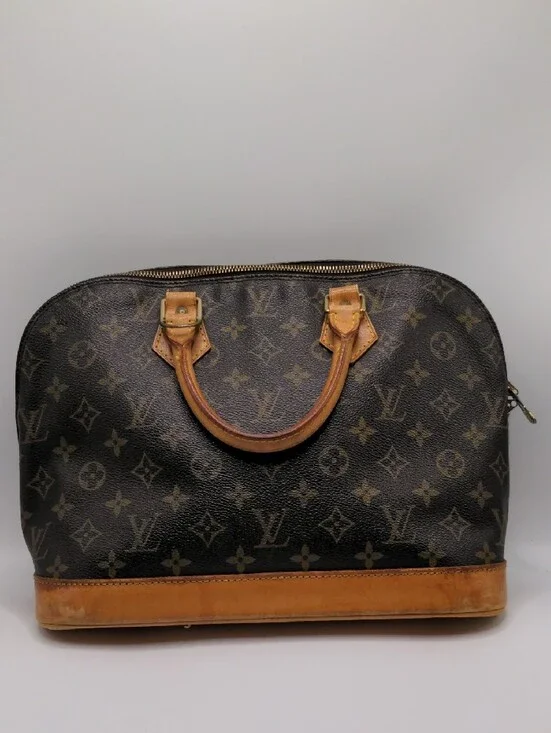 Louis Vuitton Alma GM Monogram Canvas Handbag – Vintage