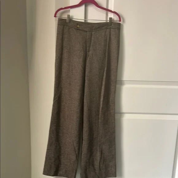 Tory Burch Brown Wide Leg Pants 8