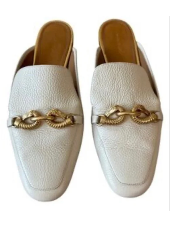 Tory Burch Mules & Clogs Size 9 Beige Gold