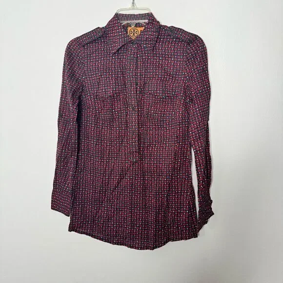 Tory Burch button down shirt size 0