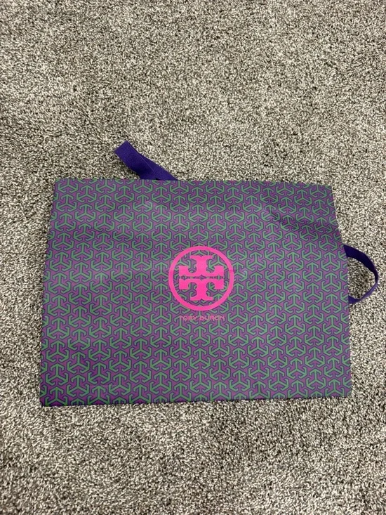 Tory Burch Purple & Pink Sales Bag- Logo Print