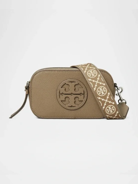 *NWT* Tory Burch Miller Mini Zip Leather Crossbody Bag
