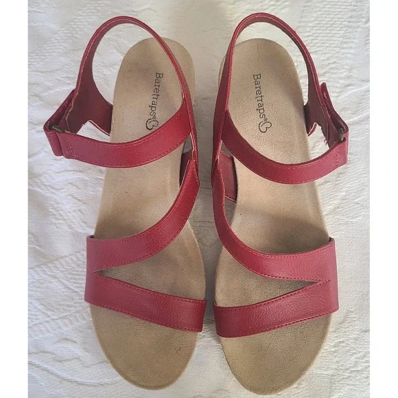 BareTraps Gerdee Red Strappy 3