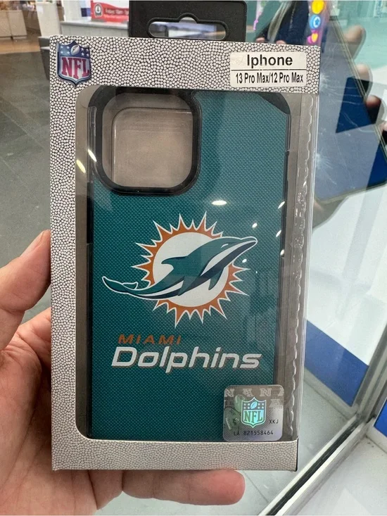 NFL Miami Dolphins Teal Protective iPhone Case