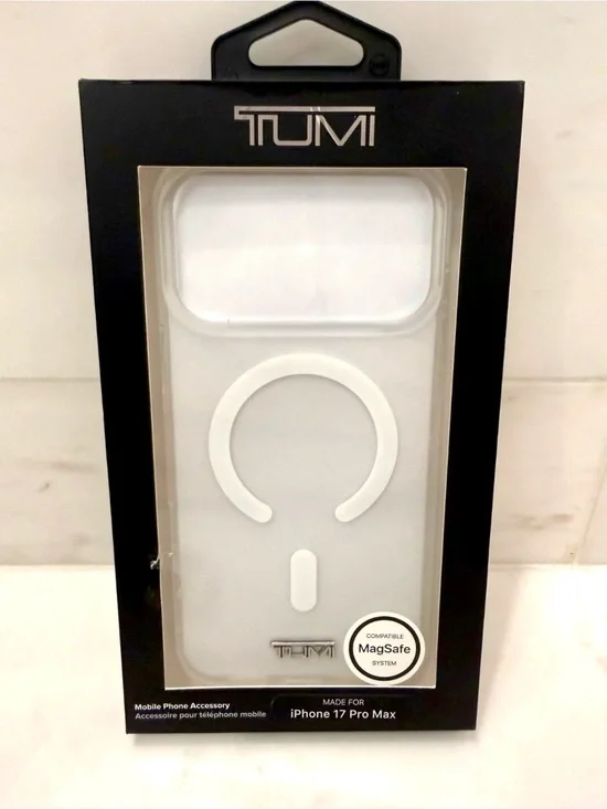 Brand New Tumi Apple iPhone 17 Pro Max Phone Case - CLEAR - Retail $125