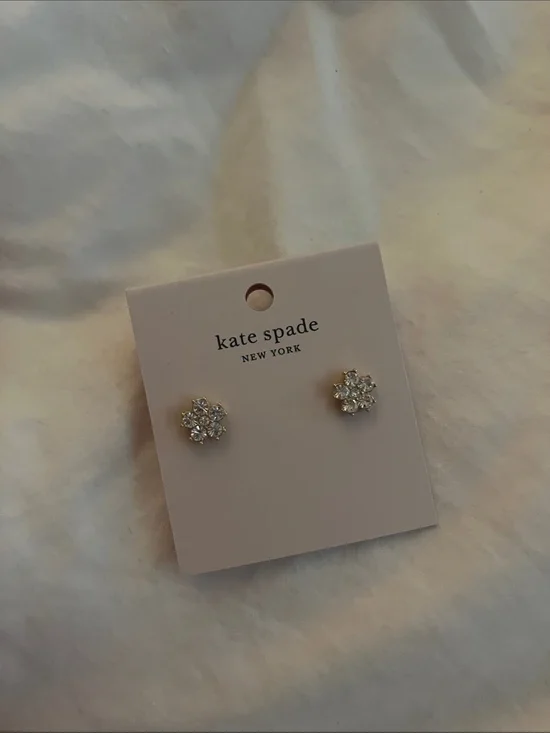 kate spade flower stud earrings